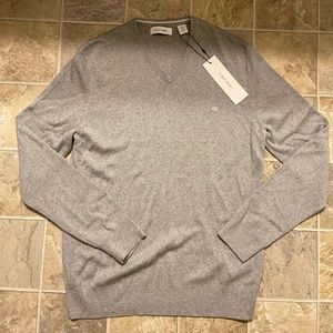 Calvin Klein Men's Cotton Modal V-Neck Sweater NWT